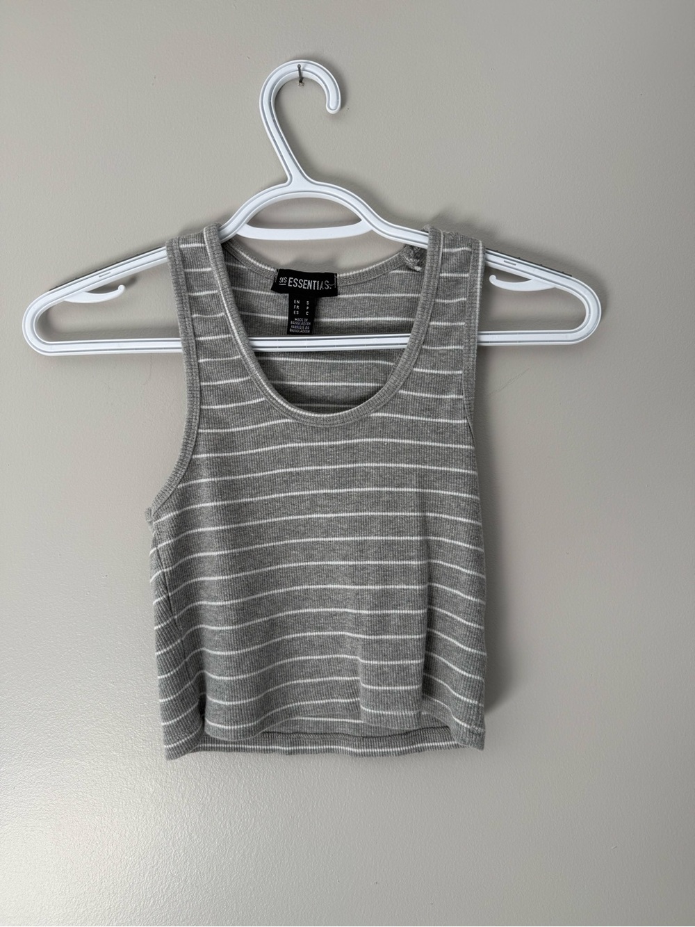 SWS essentials cropped tank top